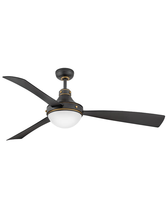 Oliver 62"Ceiling Fan in Matte Black
