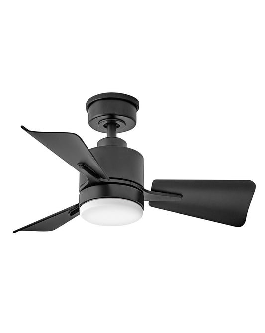 Atom 30"Ceiling Fan in Matte Black