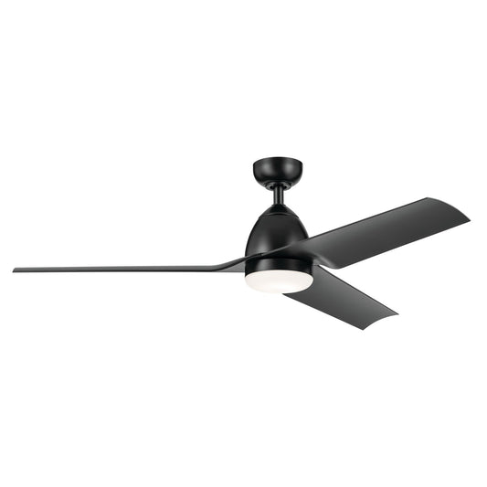 Fit 54"Ceiling Fan in Satin Black