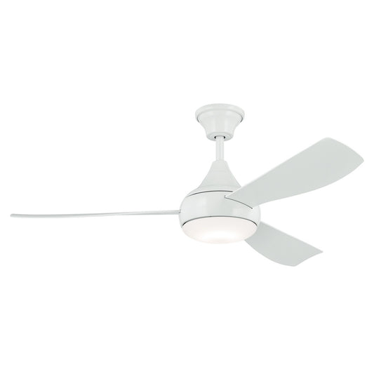 Ample 54"Ceiling Fan in White