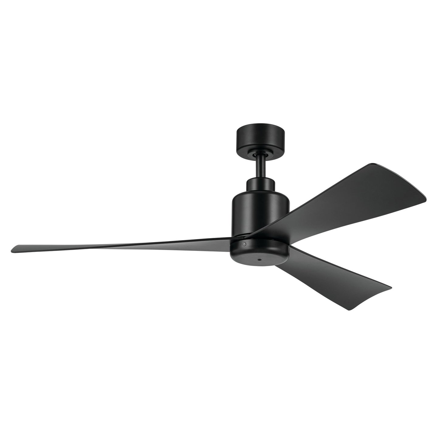 TRUE 52"Ceiling Fan in Satin Black