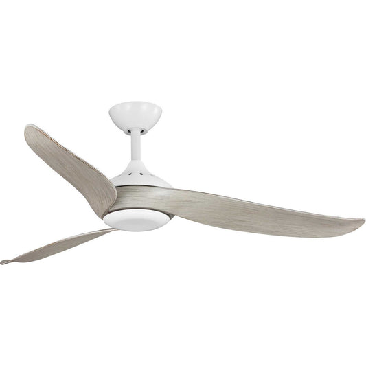 Progress Lighting - P250105-028-30 - 52" Ceiling Fan - Conte - Satin White