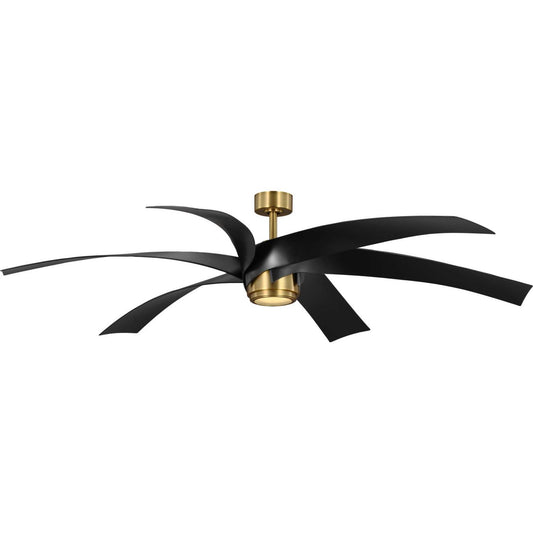 Progress Lighting - P250108-163-30 - 72" Ceiling Fan - Insigna - Vintage Brass
