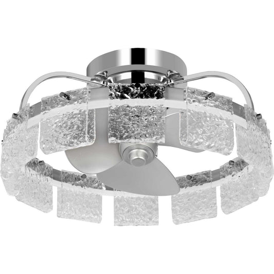 Progress Lighting - P250114-015-30 - 20" Ceiling Fan - Fanin - Polished Chrome