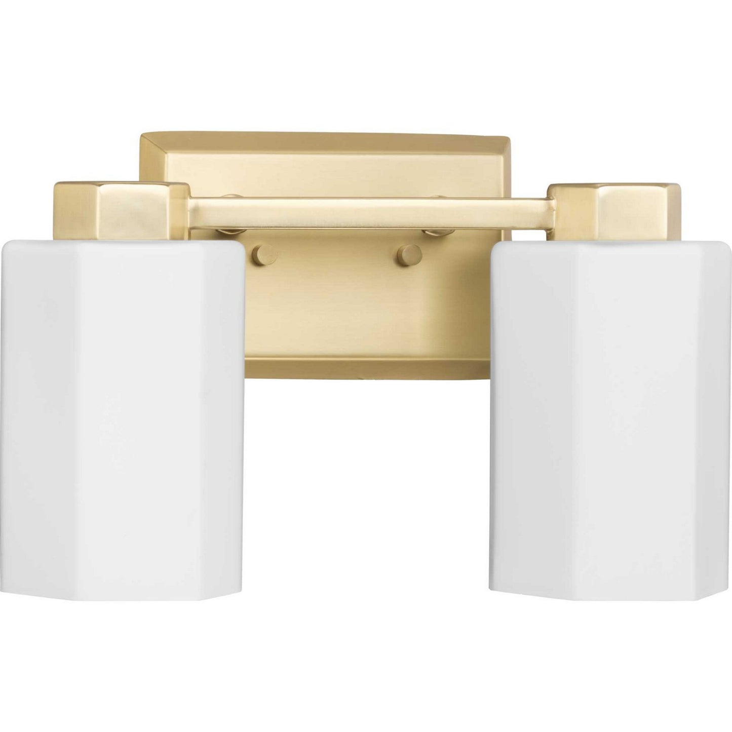 Estrada Two Light Bath & Vanity in Brushed Gold