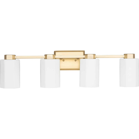 Estrada Four Light Bath & Vanity in Brushed Gold