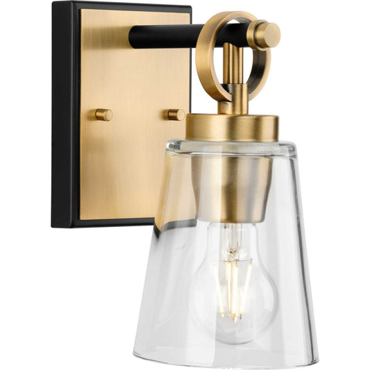 Cassell One Light Bath & Vanity Light in Vintage Brass