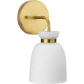 Progress Lighting - P300484-191 - One Light Bath & Vanity Light - Lexie - Brushed Gold