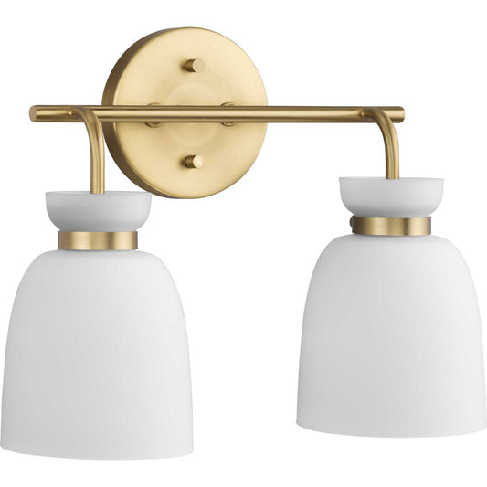 Lexie Two Light Bath & Vanity in Brushed Gold