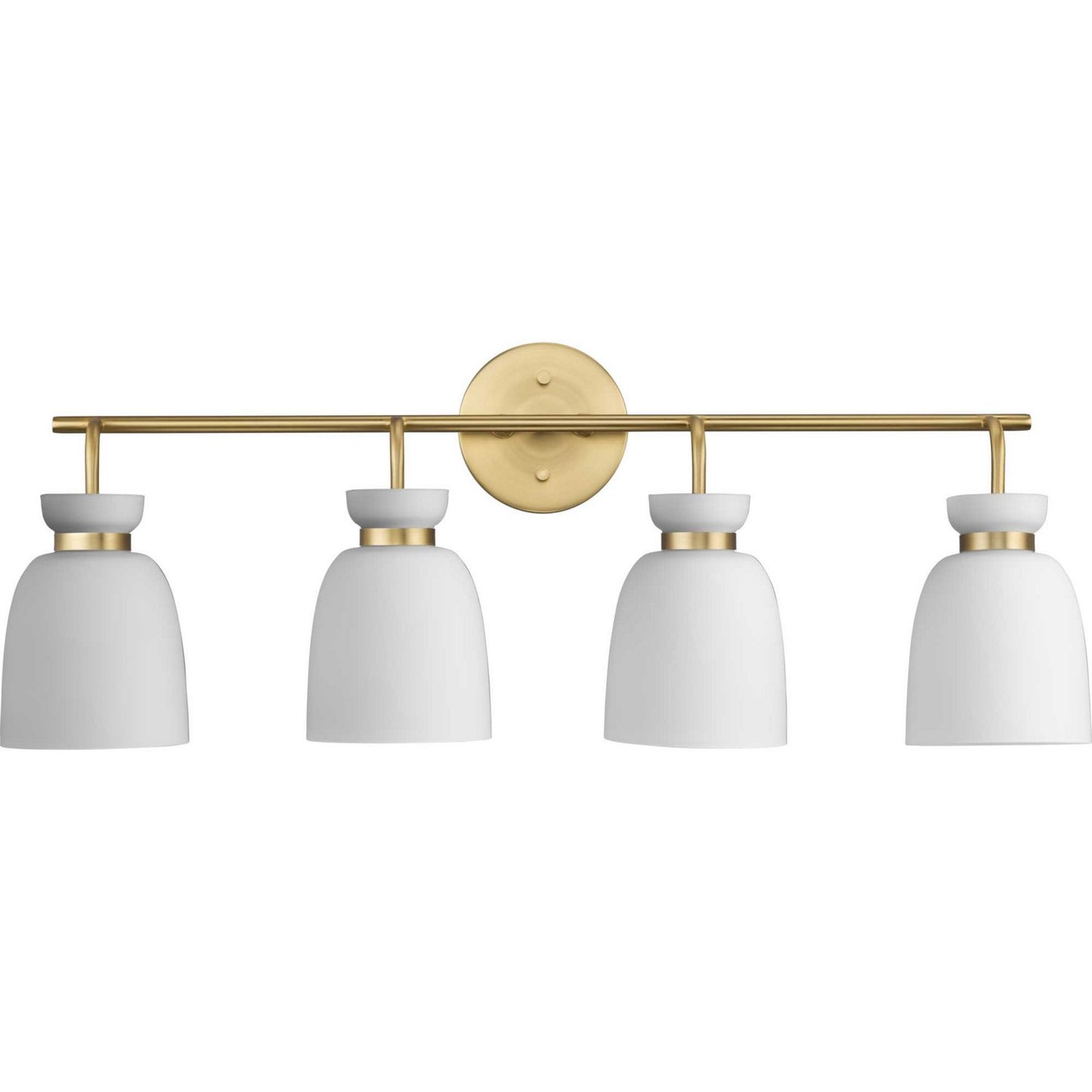 Lexie Four Light Bath & Vanity in Brushed Gold
