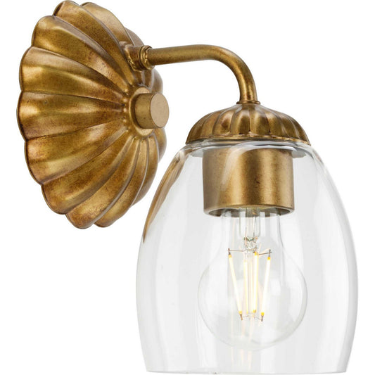 Quillan One Light Bath & Vanity Light in Gold Ombre