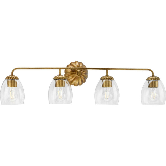 Quillan Four Light Bath & Vanity in Gold Ombre