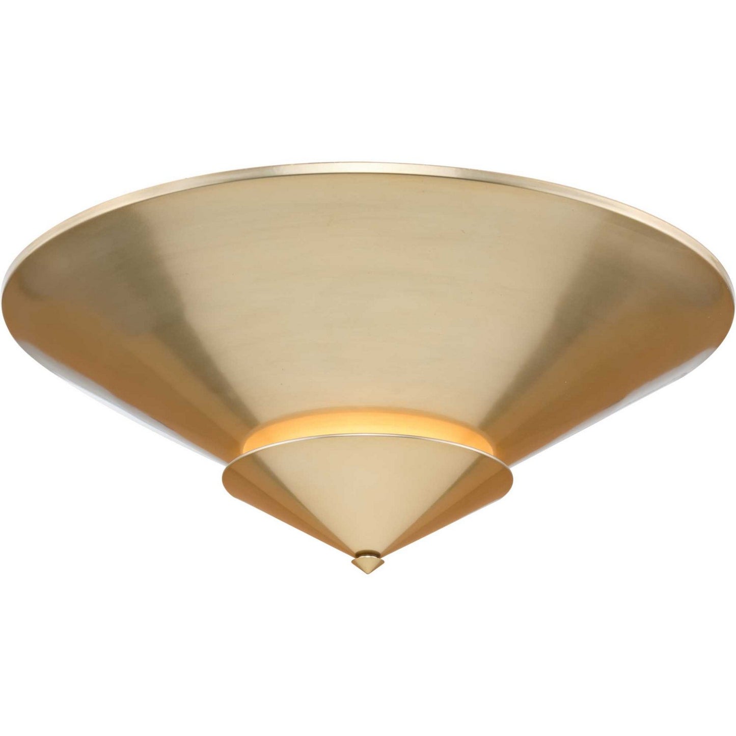 Pinellas Four Light Flush Mount in Soft Gold