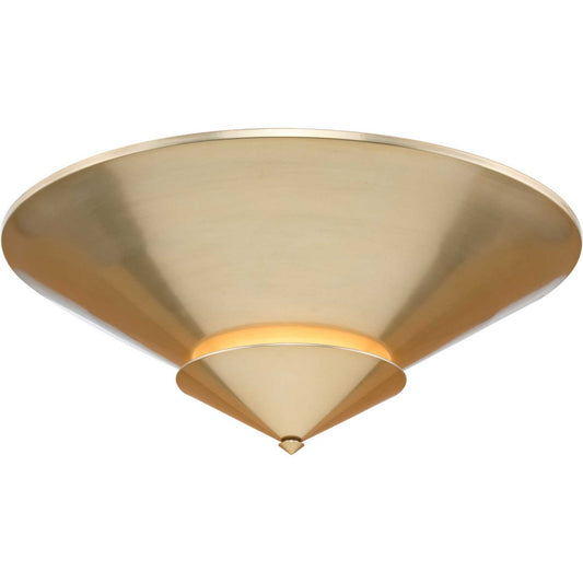 Pinellas Four Light Flush Mount in Soft Gold