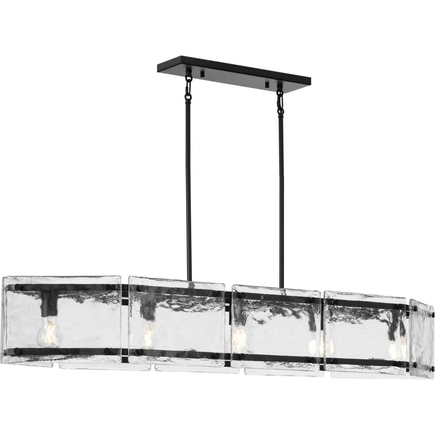 Progress Lighting - P400356-31M - Five Light Island Pendant - Rivera - Matte Black