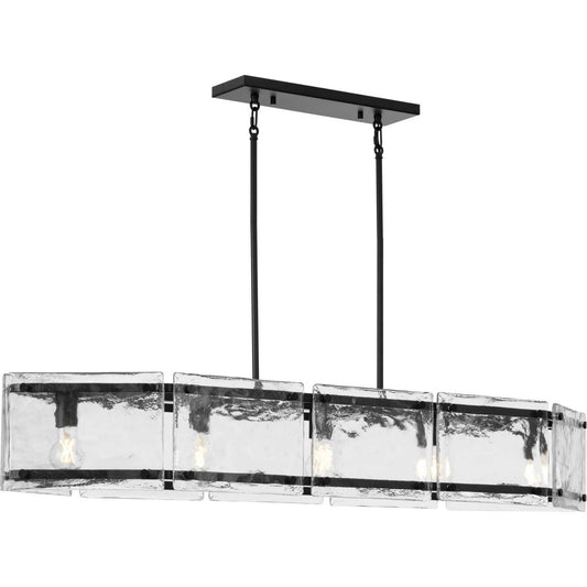 Progress Lighting - P400356-31M - Five Light Island Pendant - Rivera - Matte Black