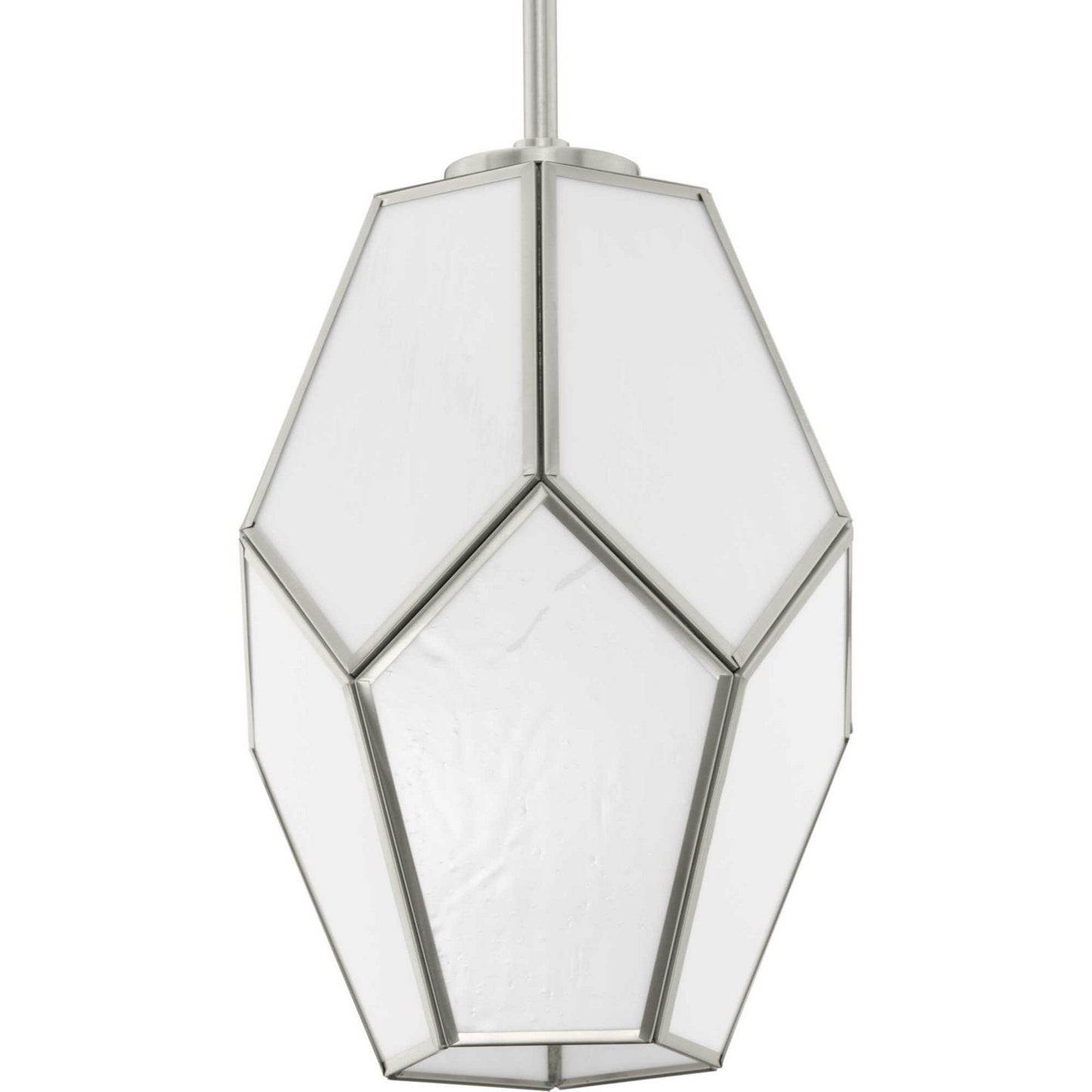 Latham One Light Pendant in Brushed Nickel