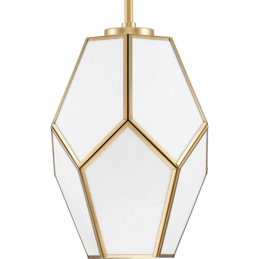 Latham One Light Pendant in Vintage Gold