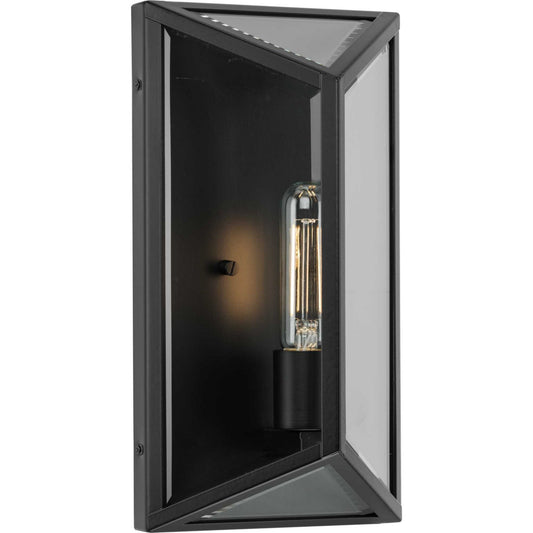 Bristol One Light Outdoor Wall Lantern in Matte Black