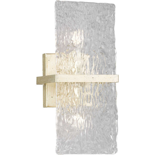 Chevall Two Light Wall Sconce in Gilded Silver