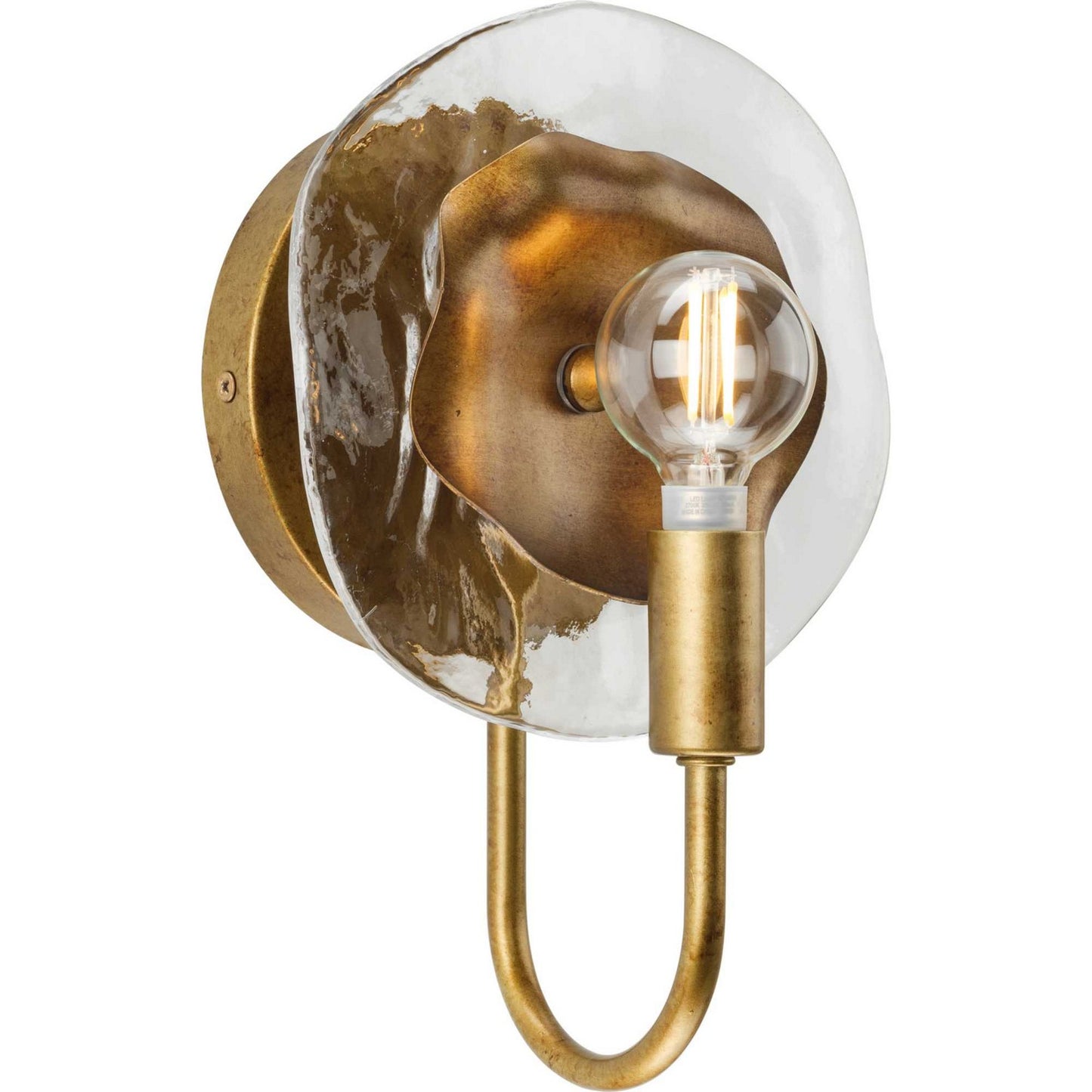 Loretta One Light Wall Bracket in Gold Ombre