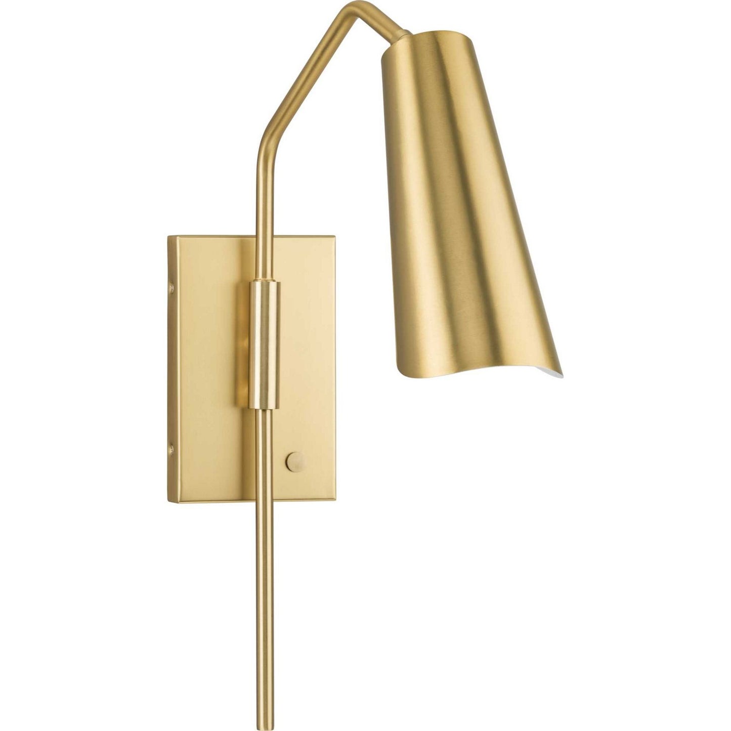 Cornett One Light Wall Bracket in Brushed Gold