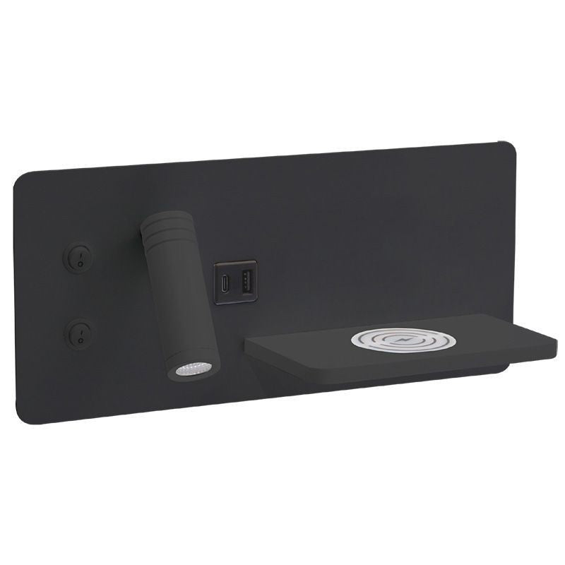 Bedside Reading Light Surf in Black