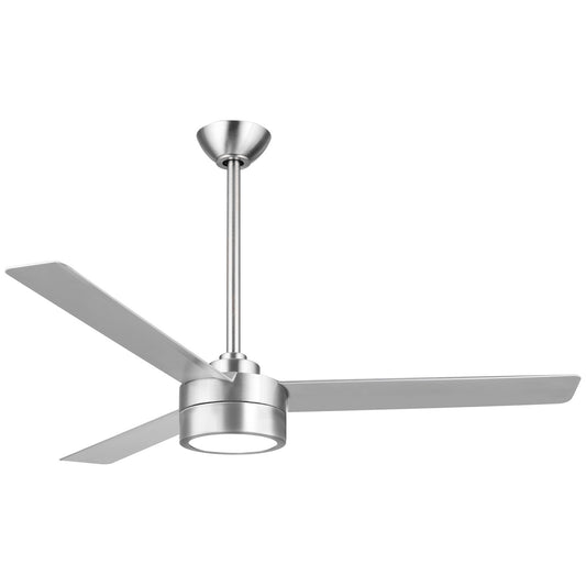 Roto LED 52"Ceiling Fan in Brushed Aluminum