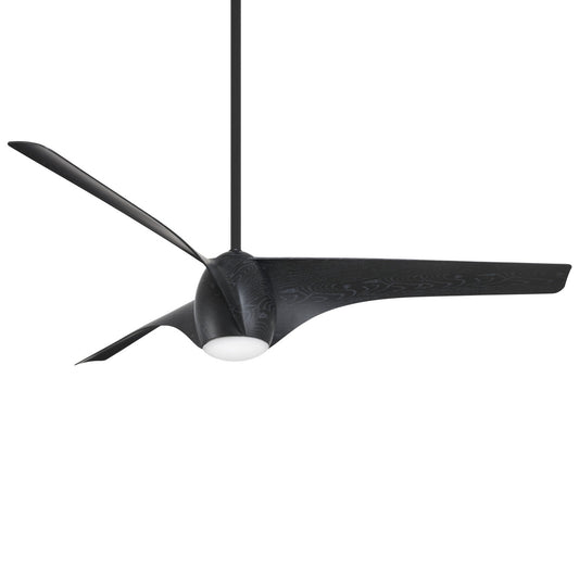 Airewave 65"Ceiling Fan in Matte Black Maple