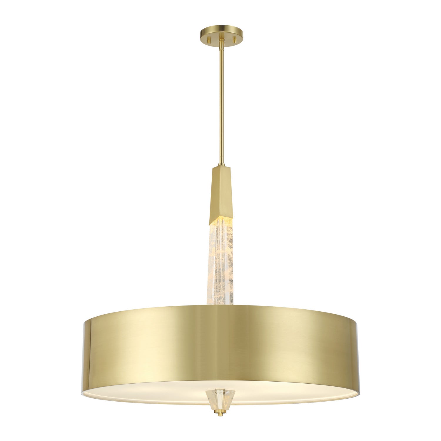 George Kovacs - P1285-859-L - LED Pendant - Drifting Droplets - Brushed Brass