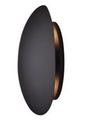 Metalo Misto Two Light Wall Sconce in Coal Black