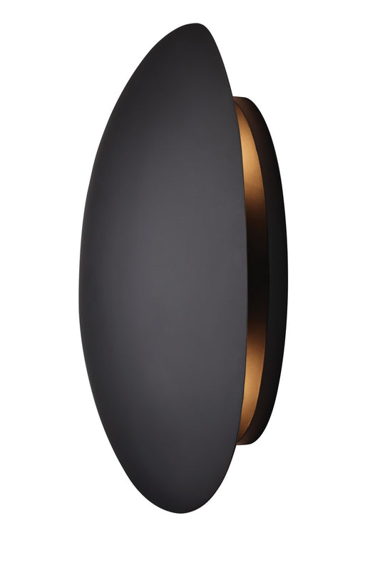 Metalo Misto Two Light Wall Sconce in Coal Black