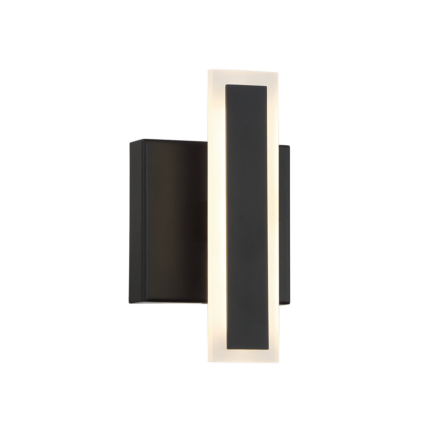 George Kovacs - P1413-66A-L - LED Wall Sconce - Edge - Coal Black