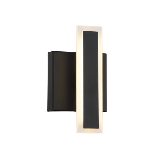 Edge LED Wall Sconce in Coal Black