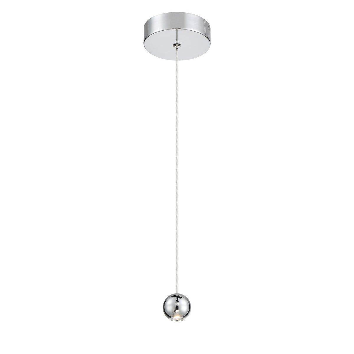 Itty LED Mini Pendant in Chrome