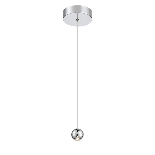 Itty LED Mini Pendant in Chrome