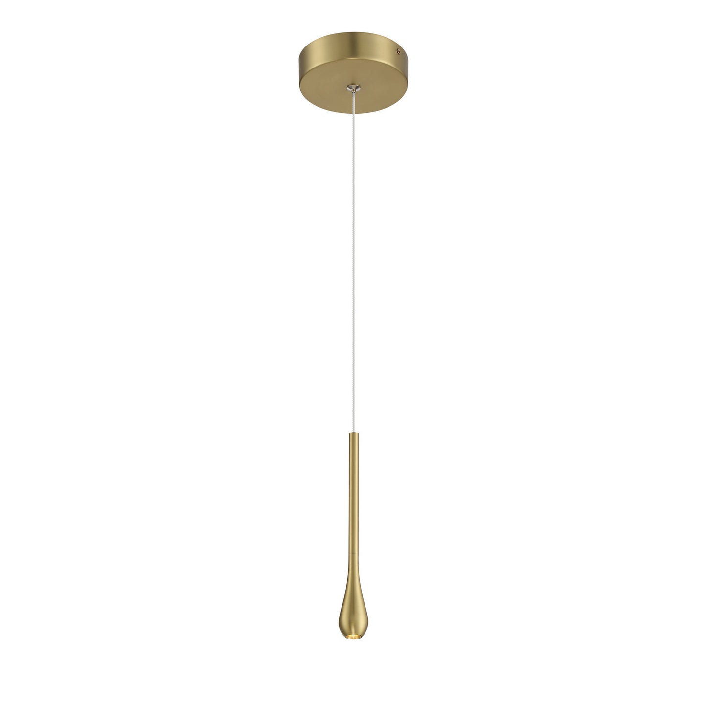 Pingo LED Mini Pendant in Soft Brass