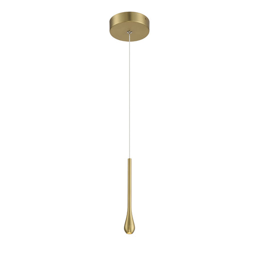 Pingo LED Mini Pendant in Soft Brass