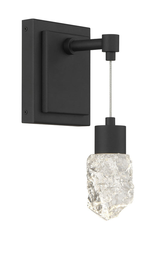 Kosmyc LED Wall Sconce in Sand Coal Black