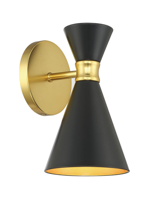 Conic One Light Wall Sconce in Honey Gold
