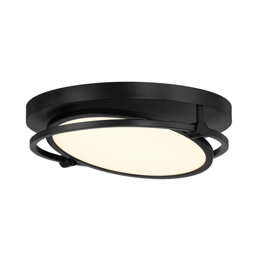 Studio 23 LED Flush Mount in Coal Black