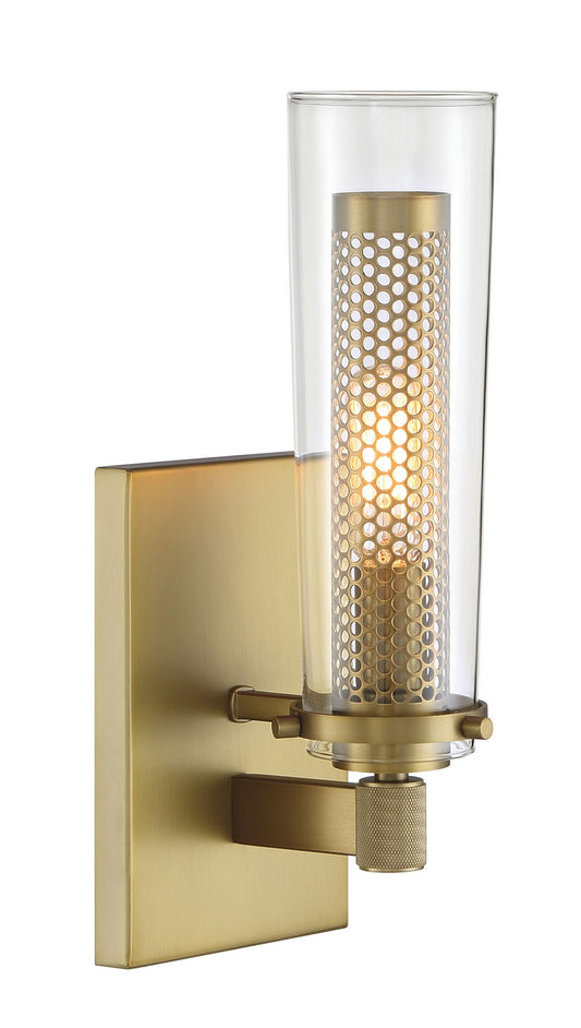 Emmerham One Light Wall Sconce in Soft Brass