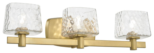 Drysdale Three Light Bath Vanity in Soft Brass