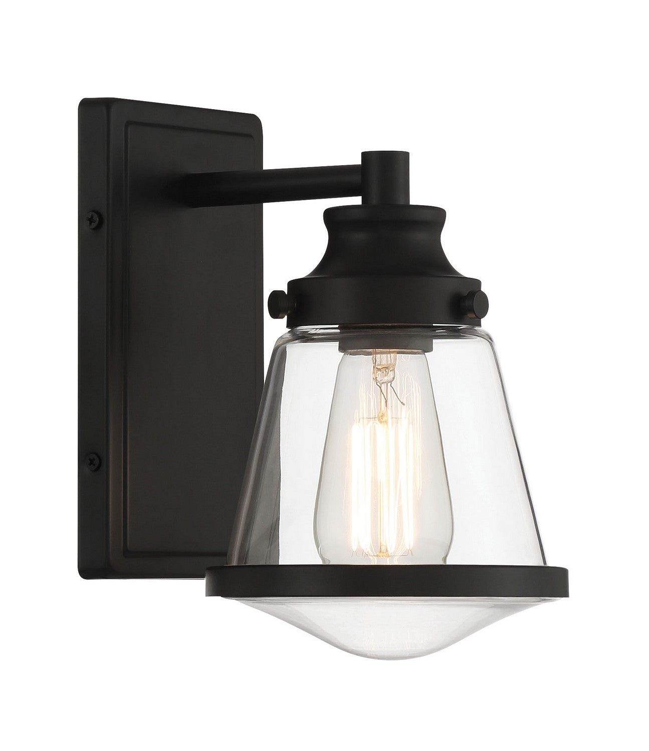 Mannsdale One Light Bath Vanity in Coal