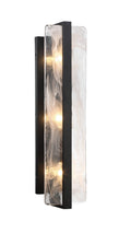 Cloud Break Three Light Wall Sconce in Coal