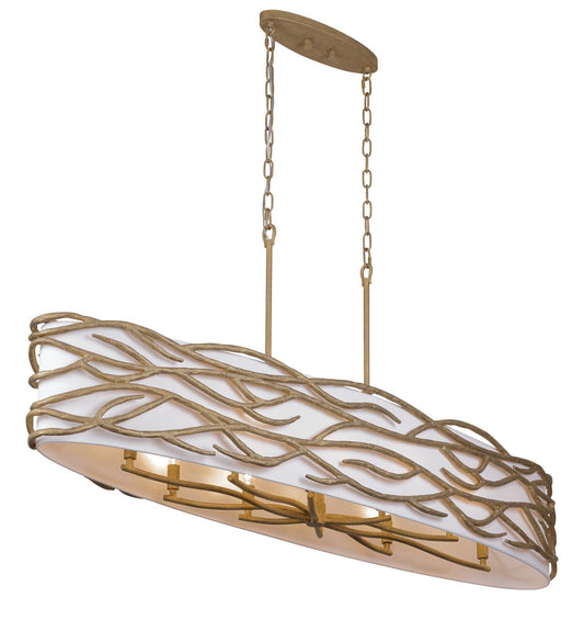 Branch Reality Ten Light Island Pendant in Ashen Gold