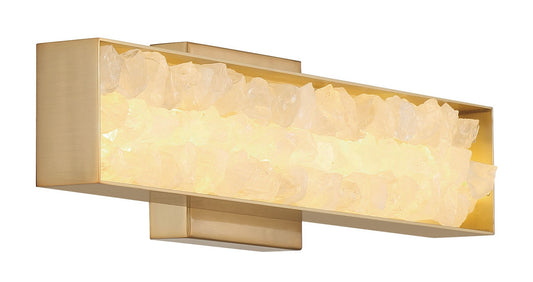 Divinely LED Wall Sconce in Celeste Brass