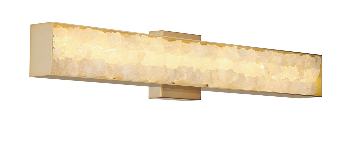 Divinely LED Wall Sconce in Celeste Brass