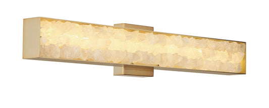 Divinely LED Wall Sconce in Celeste Brass