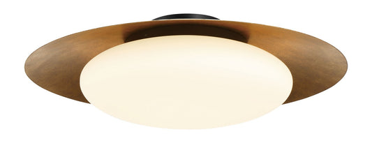 Zinola LED Flush Mount in Halcyon Gold